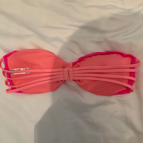 Victoria’s Secret PINK pink strapless bathing suit - Picture 2 of 3